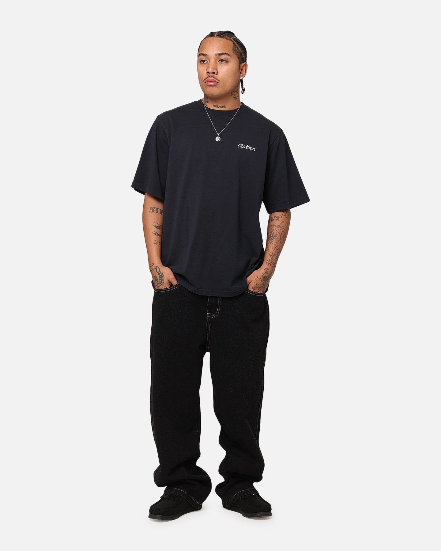 Malbon Baldwin Buckets Knockout T-Shirt Black | Culture Kings US