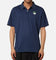 Malbon Pimento Performance Pique Polo Shirt Navy