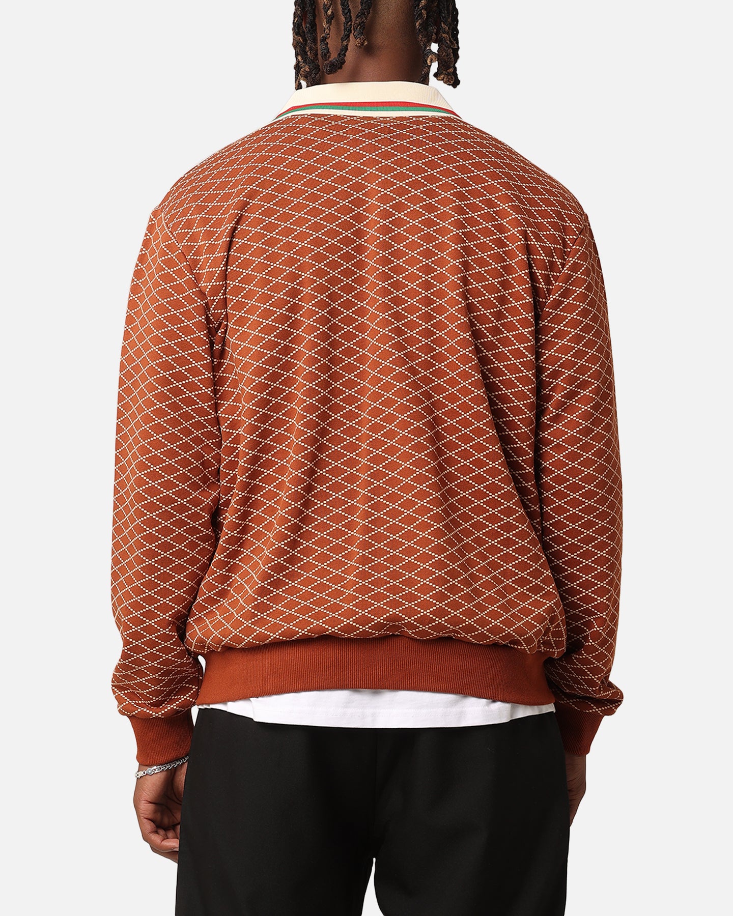 XXIII Printed Bomber Jacket Brown | Culture Kings US