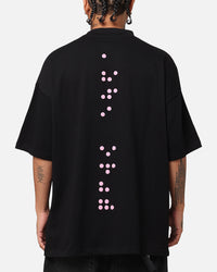 The Anti Order Brail Mockneck T-Shirt Black/Pink