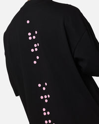 The Anti Order Brail Mockneck T-Shirt Black/Pink