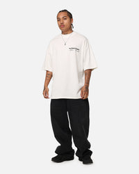 The Anti Order Brail Mock Neck T-Shirt Off White/Black