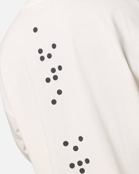 The Anti Order Brail Mock Neck T-Shirt Off White/Black