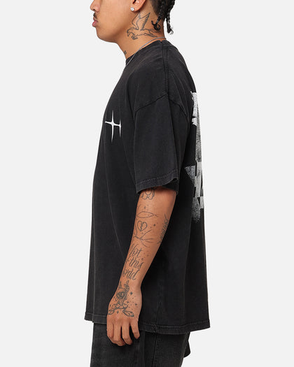 The Anti Order Pegasus Lost T-Shirt Black Acidwash