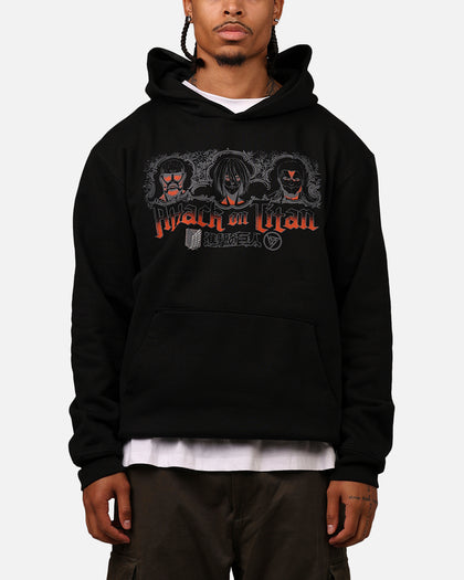 Hypland X Attack On Titan Trio Hoodie Black