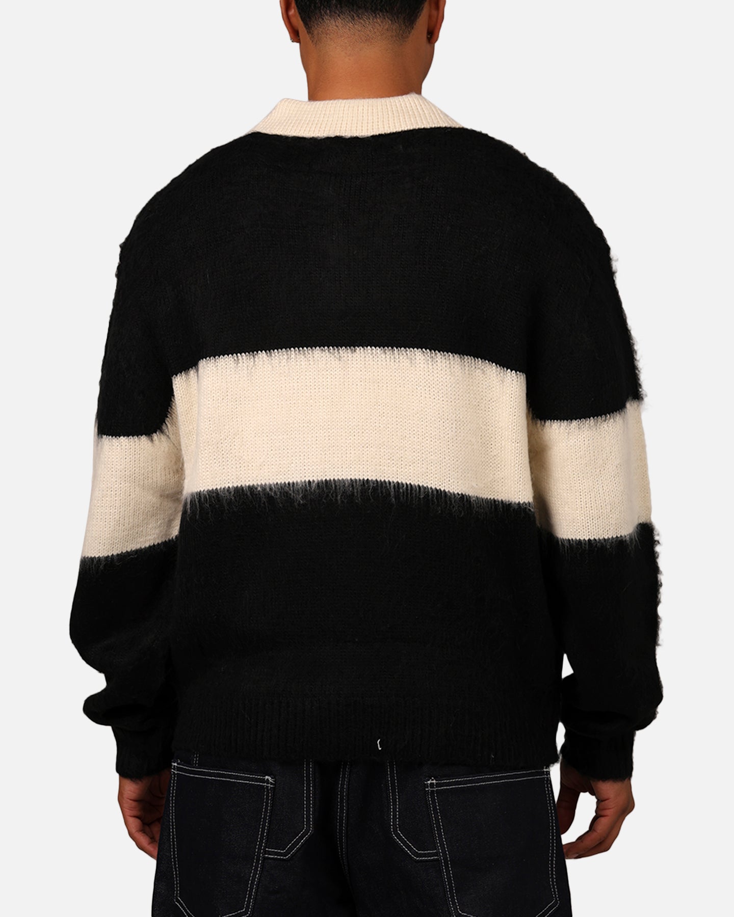 MNML Mohair Rugby Sweater Black/White | Culture Kings US MNML Mohair Rugby Sweater Black/White | Culture Kings US