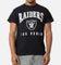 Majestic Athletic Las Vegas Raiders Blecker Team Arch T-Shirt Black