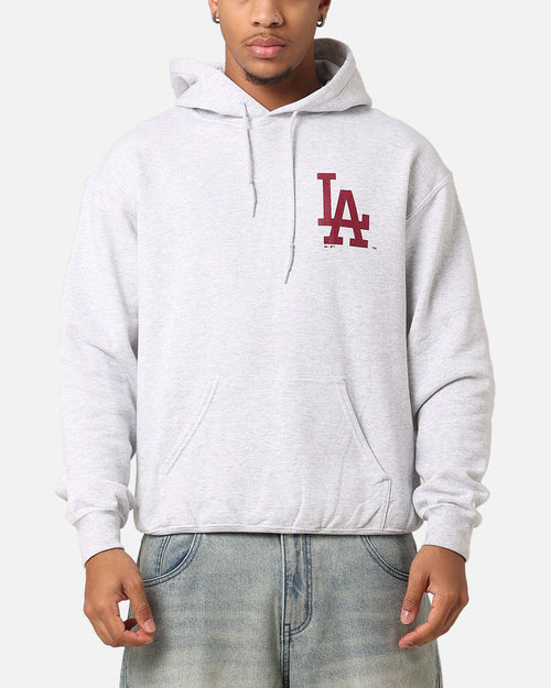 Majestic Athletic Los Angeles Lakers Fulter Team Arch Hoodie Grey Marle