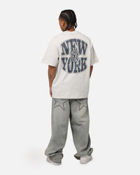 Majestic Athletic New York Yankees Kenmare City Bulge T-Shirt Silver Marle
