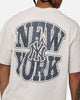 Majestic Athletic New York Yankees Kenmare City Bulge T-Shirt Silver Marle