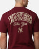 Majestic Athletic New York Yankees Kenmare City Bulge T-Shirt Maroon