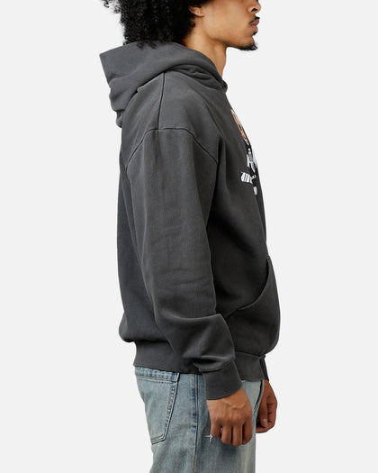 Market Hockey Bear Hoodie Washed Black