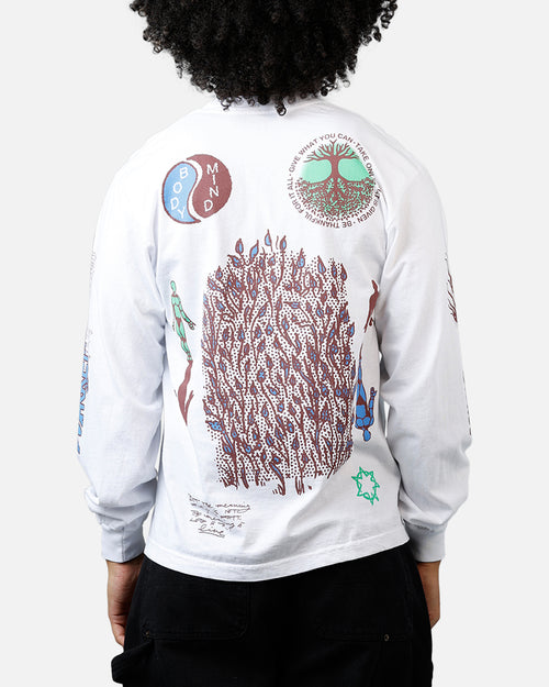 Market Peace Practice Long Sleeve T-Shirt White