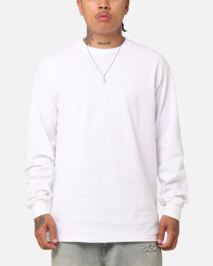 Culture Kings Long Sleeve T-Shirt White