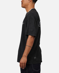 Saint Morta Guardian T-Shirt Black Acidwash