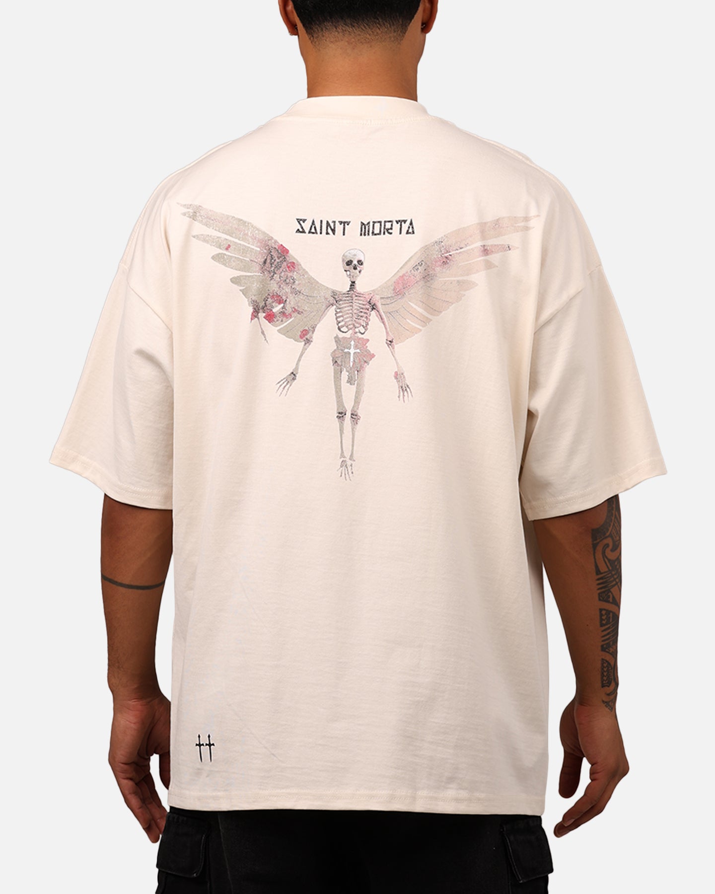 Saint Morta Momento Mori Mock T-Shirt Off White | Culture Kings US