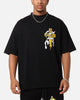 The Anti Order Chaos Mock Neck T-Shirt Black/Yellow/White