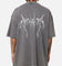 The Anti Order Chaos Mock Neck T-Shirt Washed Charcoal