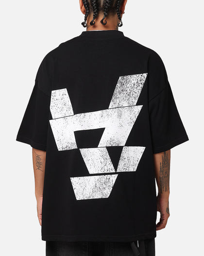 The Anti Order Smash Repair Mock Neck T-Shirt Black/White