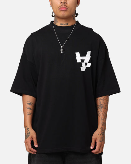 The Anti Order Smash Repair Mock Neck T-Shirt Black/White