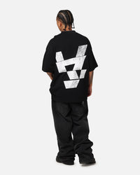 The Anti Order Smash Repair Mock Neck T-Shirt Black/White