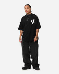 The Anti Order Smash Repair Mock Neck T-Shirt Black/White