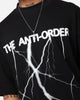 The Anti Order Voltage Mock Neck T-Shirt Black