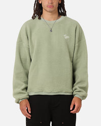 Carre Polar Fleece Crewneck Pale Green