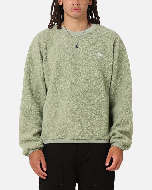 Carre Polar Fleece Crewneck Pale Green