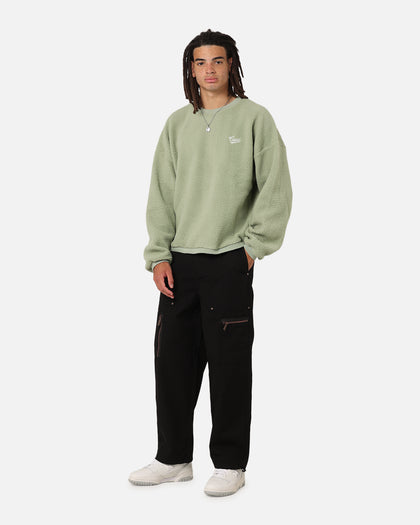 Carre Polar Fleece Crewneck Pale Green