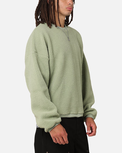 Carre Polar Fleece Crewneck Pale Green