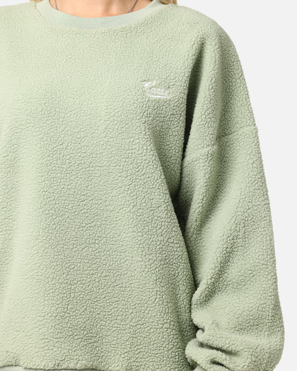 Carre Polar Fleece Crewneck Pale Green