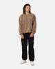 Carre Polar Fleece Crewneck Brown