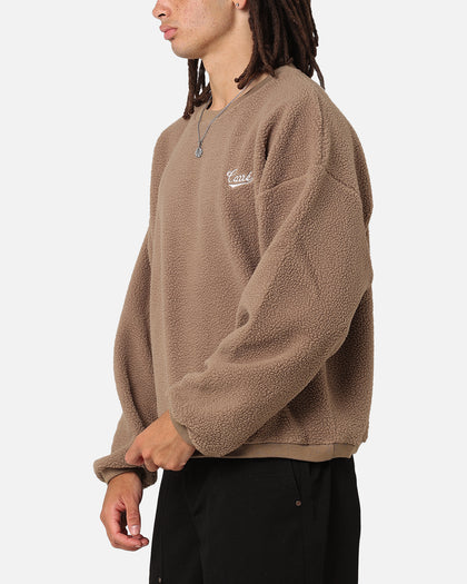 Carre Polar Fleece Crewneck Brown