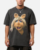 73Studio Disney The Muppets Miss Piggy Heavyweight T-Shirt Black Wash