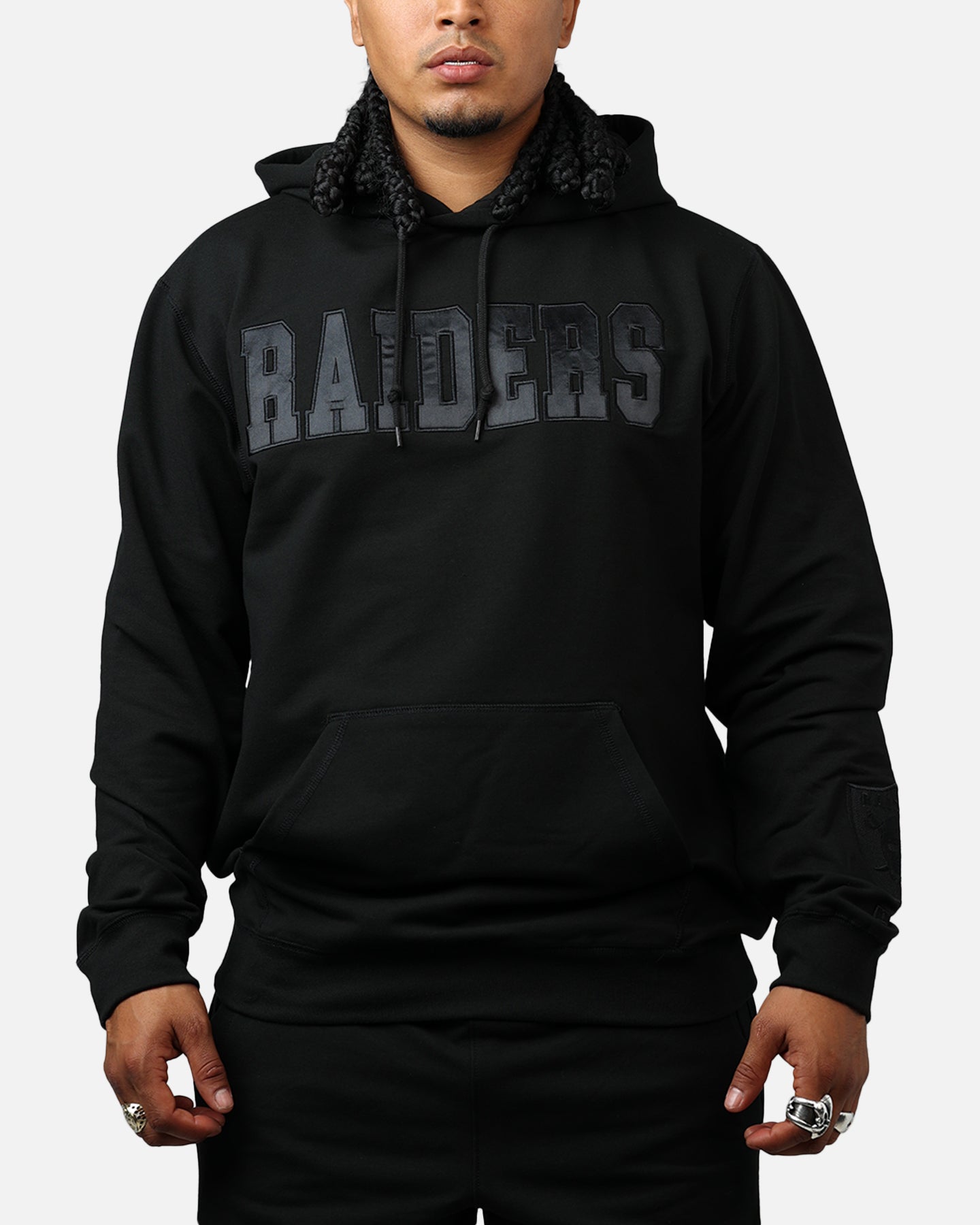 New Era Las Vegas Raiders Logo Select Hoodie Black/Black | Culture