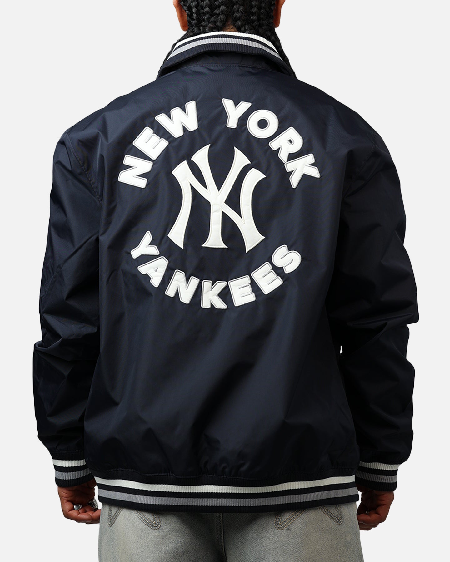 New Era New York Yankees Throwback Jacket Navy | Culture Kings US