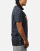 New Era New York Yankees Throwback Pinstripe T-Shirt Navy