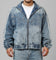 Loiter Track Star Denim Jacket Blue Wash