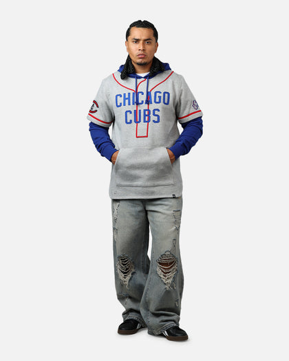 47 Brand Chicago Cubs Game Hoodie Grey/Blue