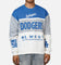 47 Brand Los Angeles Dodgers On Five Crewneck Blue/Grey