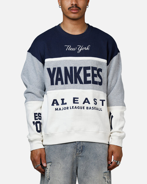 47 Brand New York Yankees On Five Crewneck Navy/Grey
