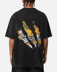 Vintage Goat Crew X Garfield Smiling Cat Heavy T-Shirt Vintage Black
