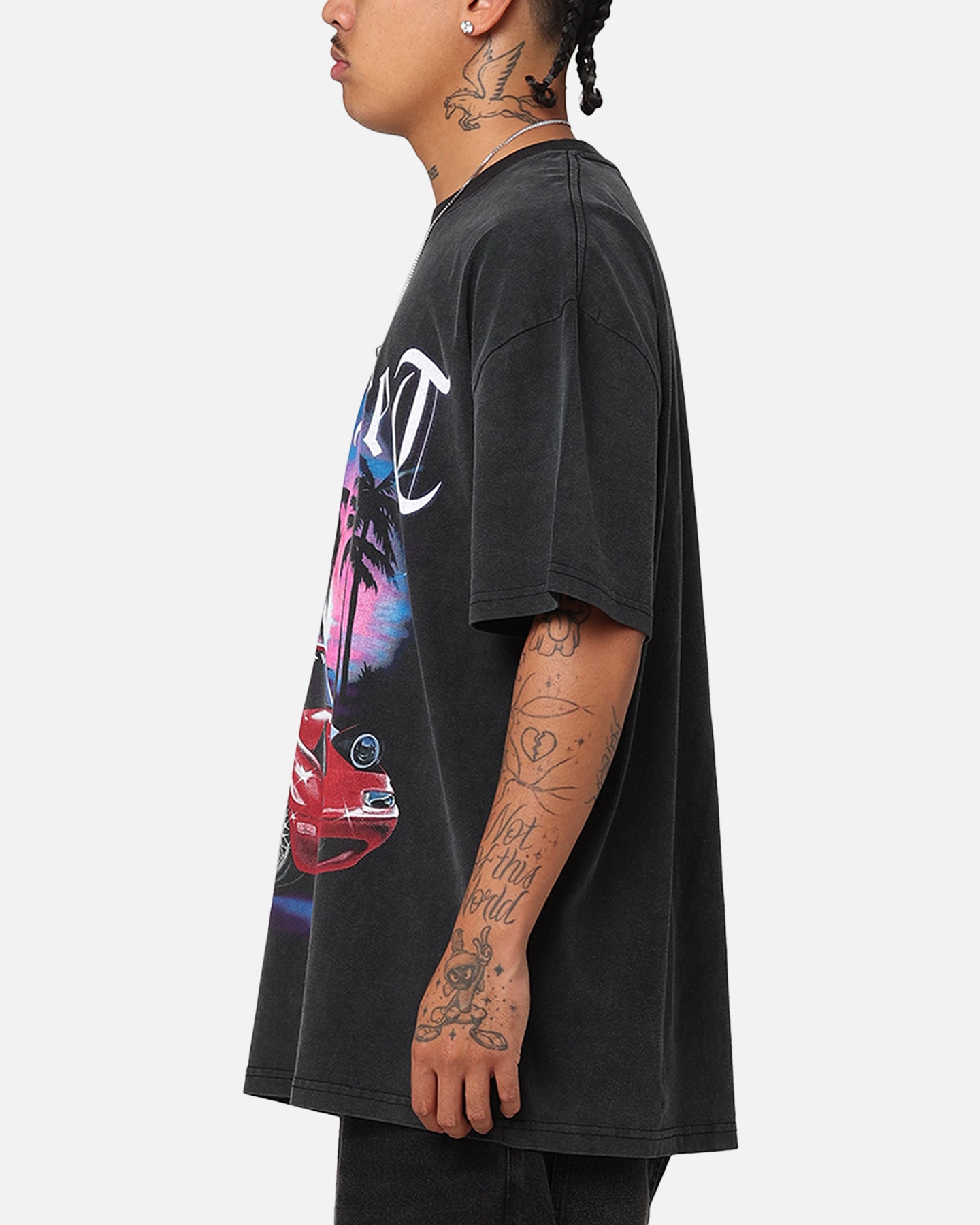 Key Street Hard Top Heavy T-Shirt Vintage Black | Culture Kings US