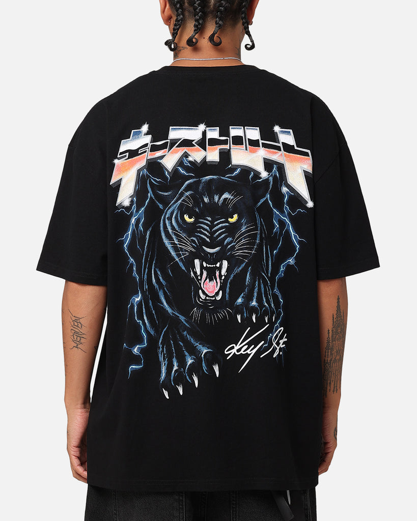 Key Street Panther Heavy T-Shirt Black | Culture Kings US