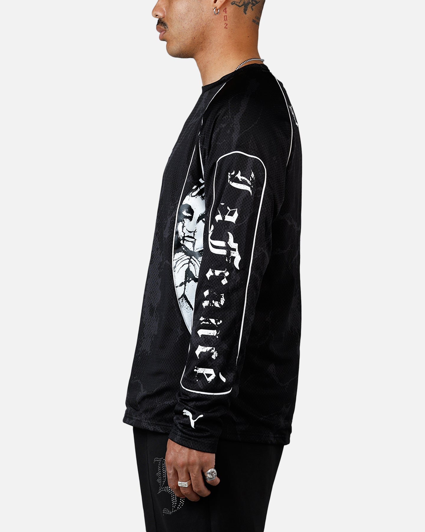 Puma x Lamelo Ball LaFrancé Written In Chrome Moto Jersey Black