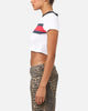 Tommy Jeans Women's TJW Slim Cropped Block T-Shirt White