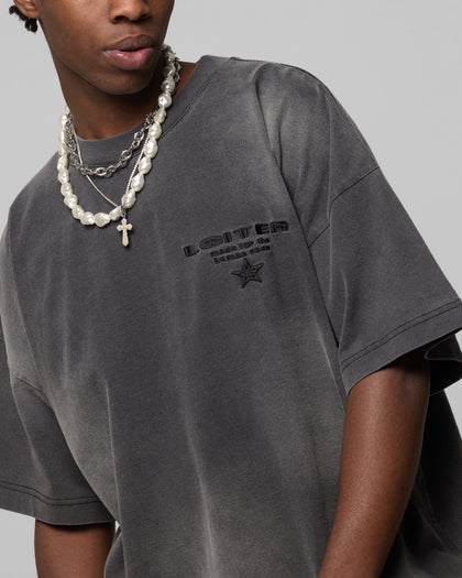 Loiter Celestial T-Shirt Charcoal