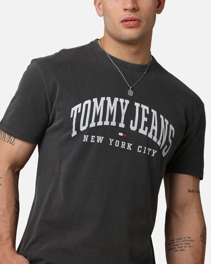 Tommy Jeans TJM Archive Varsity Washed T-Shirt Black