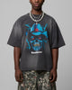 Loiter Chrome Cowboy T-Shirt Vintage Charcoal